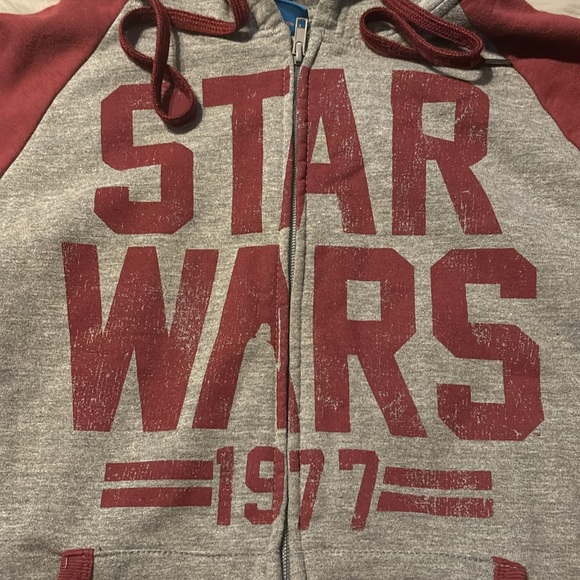 Gray and Red Star Wars Hoodie - Picture 2 of 4
